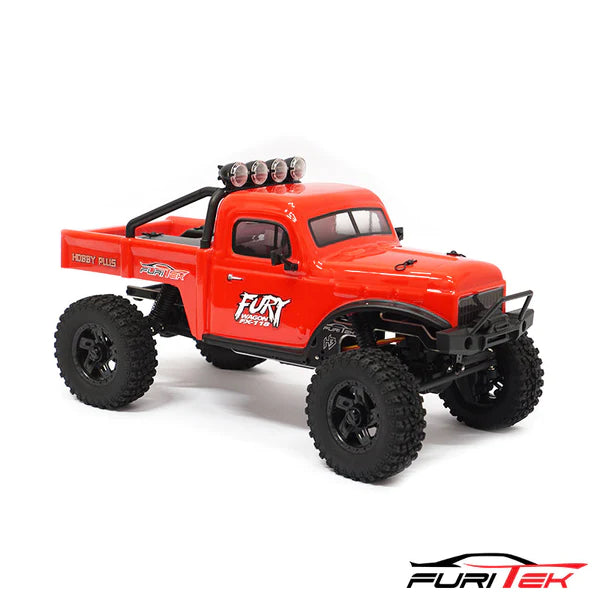 FURITEK FX118 FURY WAGON RTR BRUSHLESS 1/18 RC CRAWLER KIT (RED) - HeliDirect