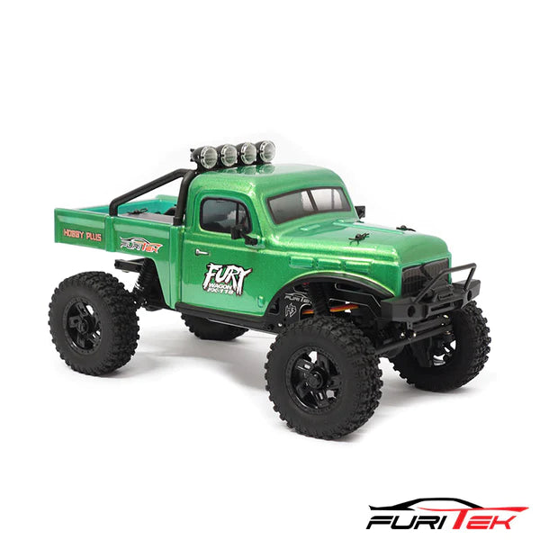 FURITEK FX118 FURY WAGON RTR BRUSHLESS 1/18 RC CRAWLER KIT (GREEN) - HeliDirect