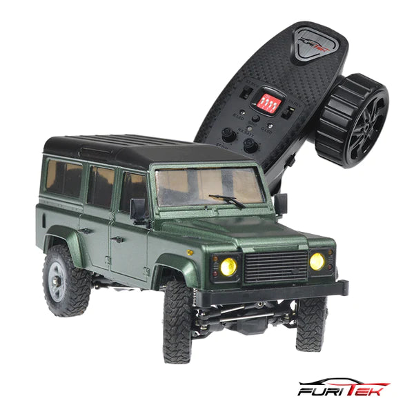 FURITEK FX132 TRAIL RAIDER 1/32 BRUSHLESS RTR RC CRAWLER KIT (GREEN) - HeliDirect