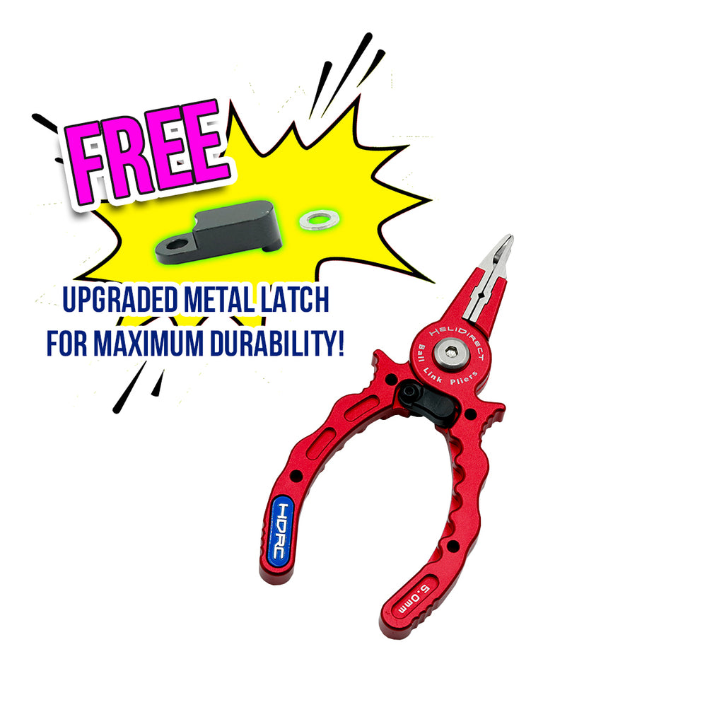 Helidirect CNC Ball Link Pliers 5.0mm - Red