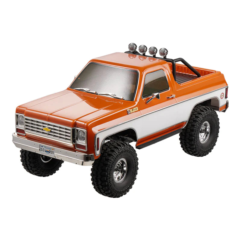 FMS 1:10 FCX10 Chevrolet K5 Blazer RS - ORANGE - HeliDirect