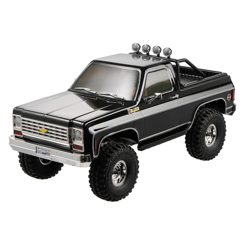 FMS 1:10 FCX10 Chevrolet K5 Blazer RS - BLACK - HeliDirect